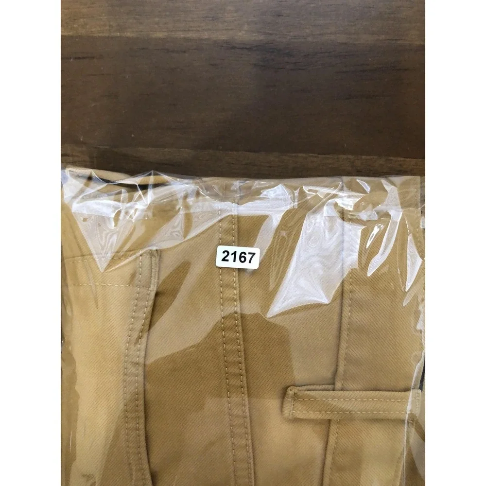 Banana Republic Pants Men 40x32 (Tag 40x34) Yellow Traveler Athletic Tapered Fit